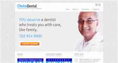Desktop Screenshot of choicedentaloffice.com