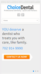 Mobile Screenshot of choicedentaloffice.com